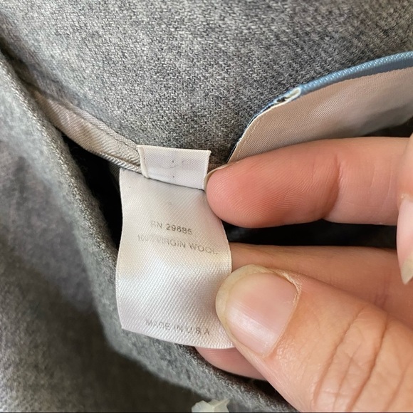 Pendleton Wool Gray Slacks Pants Sz 16 Petite - Picture 5 of 10